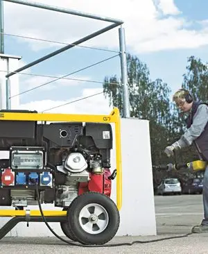 Alquiler de generador eléctrico portátil