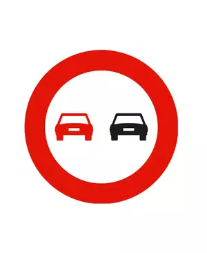 señal prohibido adelantar alquiler