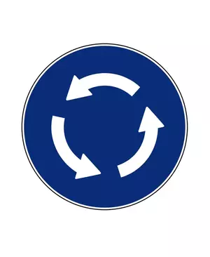 Señal rotonda alquiler