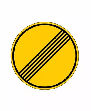 alquiler señal fin prohibicion