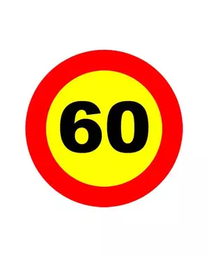 alquiler señal velocidad maxima 60 km/h