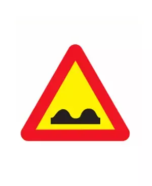 Alquiler Señal obra triangular badén/resalto 70 cm. TP-15 Gomez Oviedo