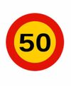 alquiler señal de obra velocidad maxima 50 km/h