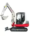 Alquiler miniexcavadora de orugas de 3900 Kg