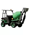 Alquiler dumper hormigonera 4x4 con descarga giratoria de 625 L Gomez Oviedo 