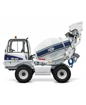 Alquiler autohormigonera descarga giratoria de 2600 L